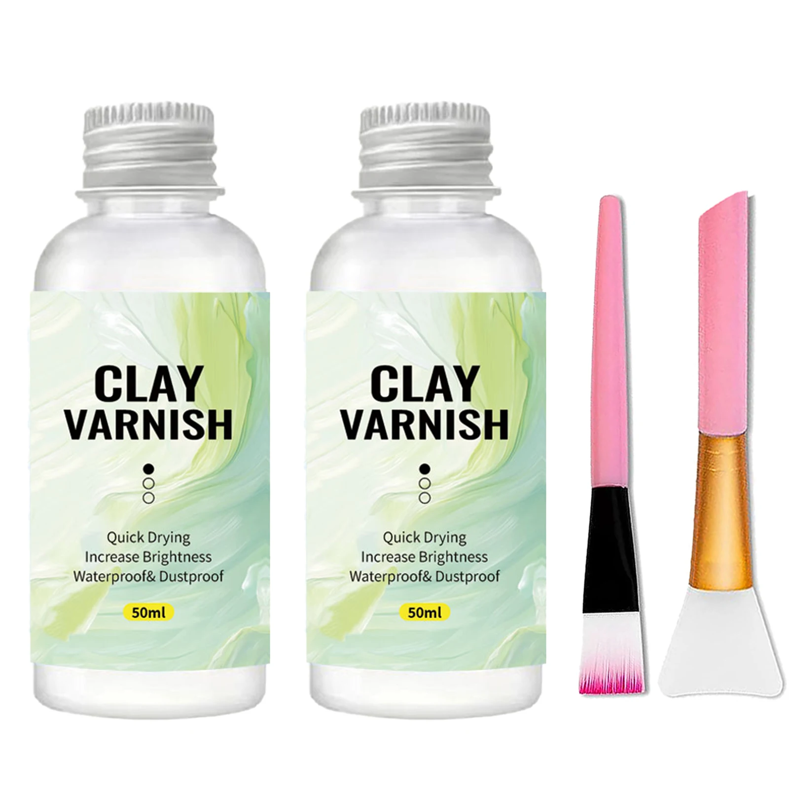 50ml/100ml Glanzlack-Clay-Glasur – Klar, hochglänzend, lichtbeständig und vergilbungsfrei, schützende transparente Beschichtung – Detail 5