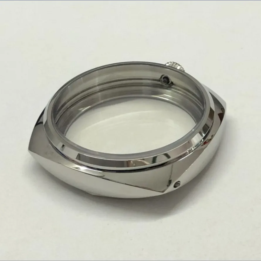 47mm Watch Case 316L Stainless Steel Fit  ETA 6497/6498 ST3600/3621 Movement Polished Repair Parts  Accessories