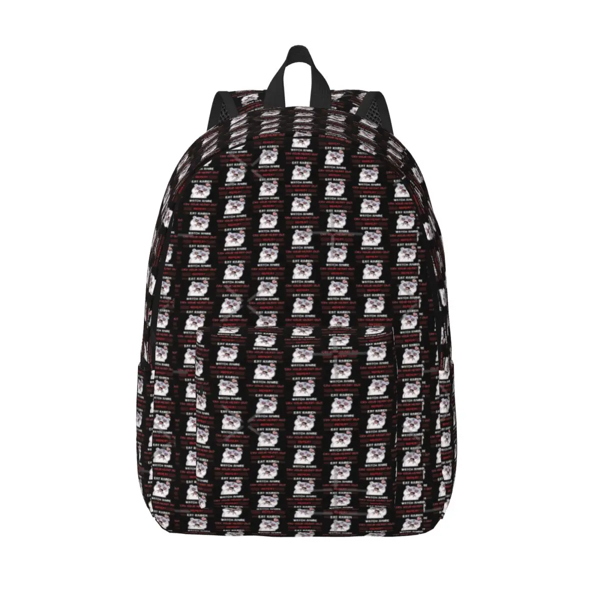 

Anime Is My Love Eat Ramen Watch Anime Cry Your Heart Out Repeat Simple and Stylish Backpack Canvas Backpack Bags for women