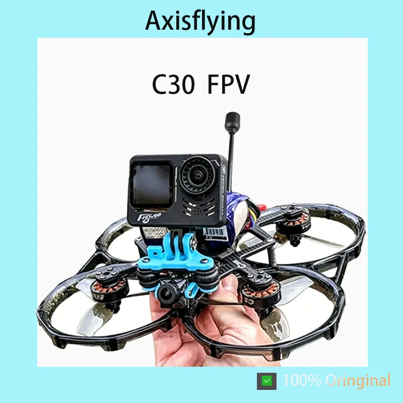 Axisflying C30 3 Inch Cinewhoop Frame Quick Release Crashproof FPV Drone Rack Compatible with DJI O3