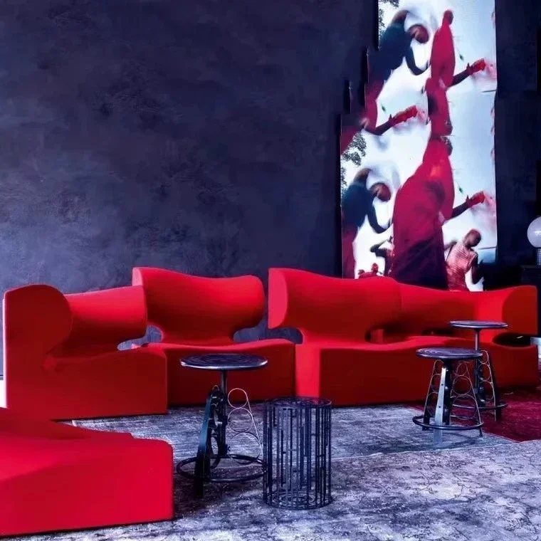 FRP keel modeling module combination splicing sofa household living room special-shaped sofa