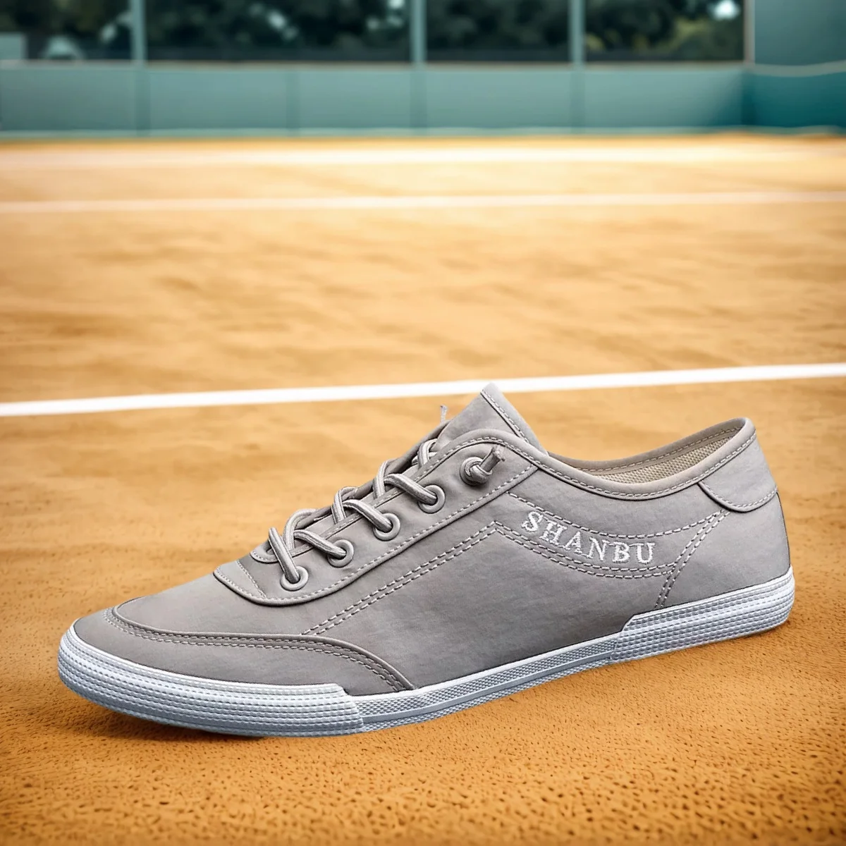 

Men's Casual Shoe Lightweight Breathable Men Shoes Flat Sneakers White Lace-Up Tenis Masculino Plus Size 46