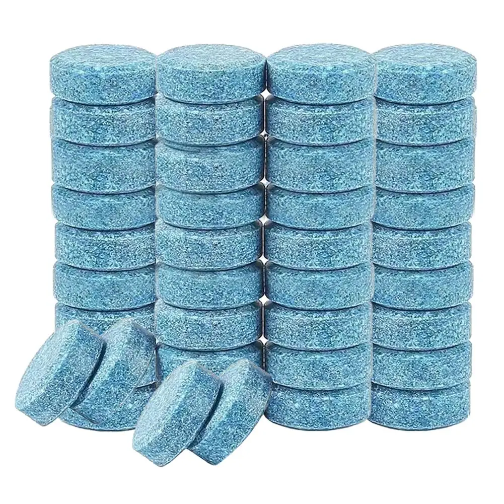Ganzjahres-Auto-Scheibenwaschanlage, konzentrierte saubere Tabletten, solide für Auto, Zimmer, Küche, Fenster, Glas, WC-Reinigungstablette