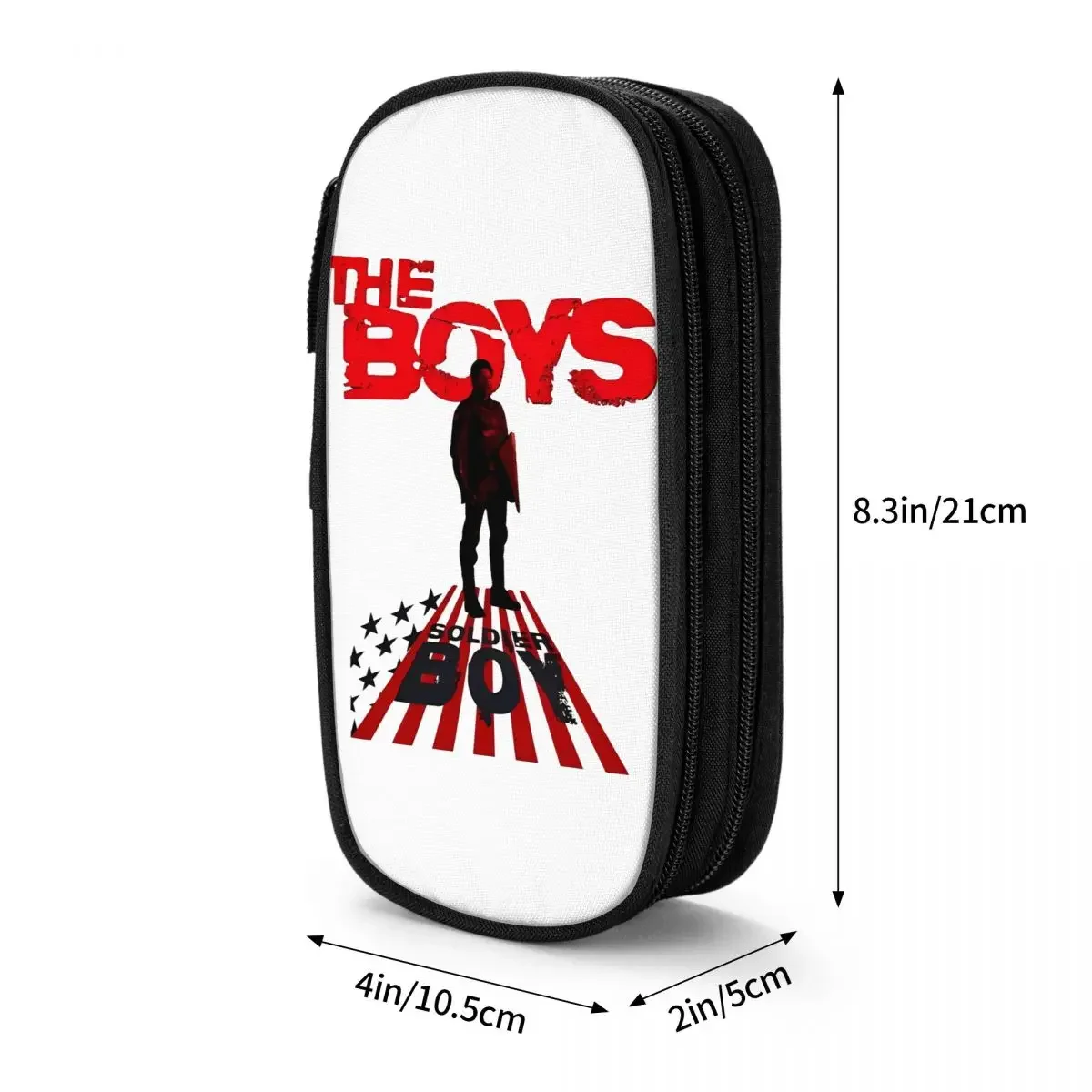The Boys Homelander Hero Pen Box Double Layer Large Capacity Kids Pencilcase Perfect Gifts
