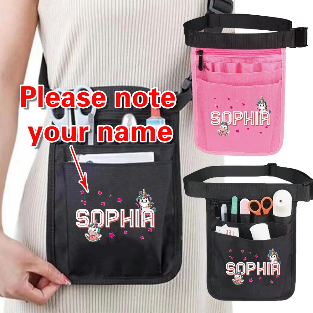 Personalized Customized Name Nurse Waist Pack Multifunctional Medical Tool Storage Nurse Bag High-quality Universal Work Pocket
