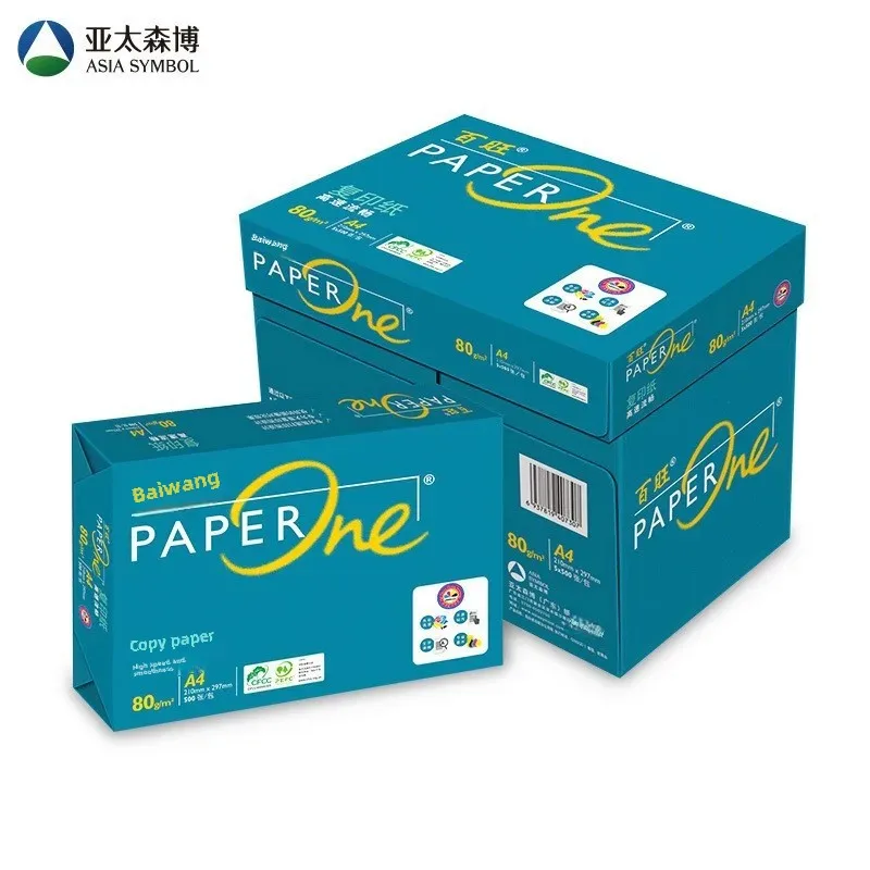 Office Use Draft Paper A4 Size 70g 80g Copy Paper White Paper for Printing And Business Needs Asian Pacific Senbo Green