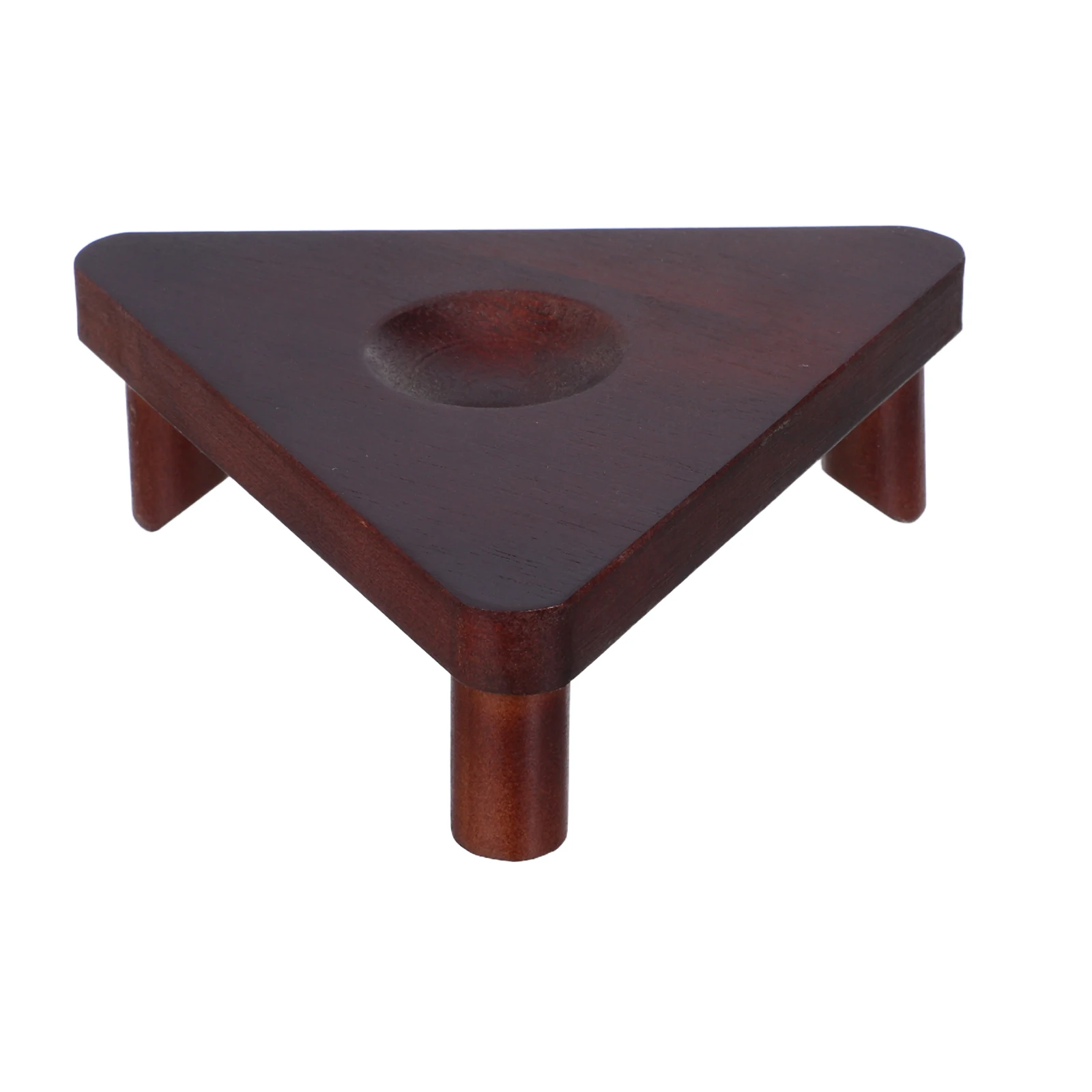 

Basketball Sports Display Stand Triangular Memorabilia Holder Football Case Chocolate