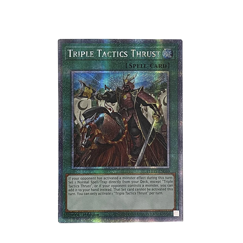 Yu-gi-Oh! Koleksi DIY kartu Proxy Trident Dragion transaksi Rollback Triple Tactics dorong non-origina Fiendsmith pengukir