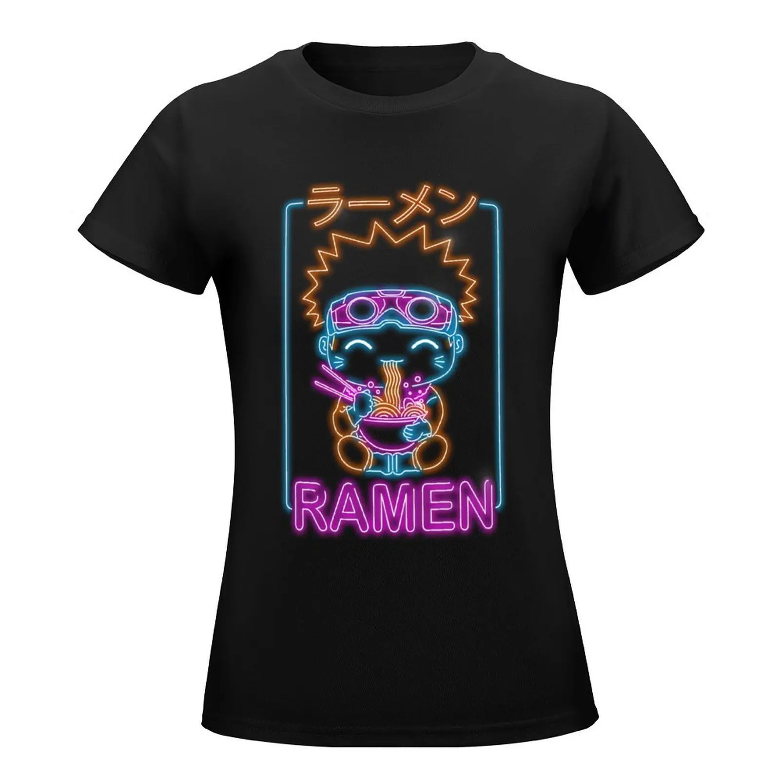 Neon Retro Ninja T-Shirt cute clothes shirts graphic tees lady clothes plain t shirts for Women