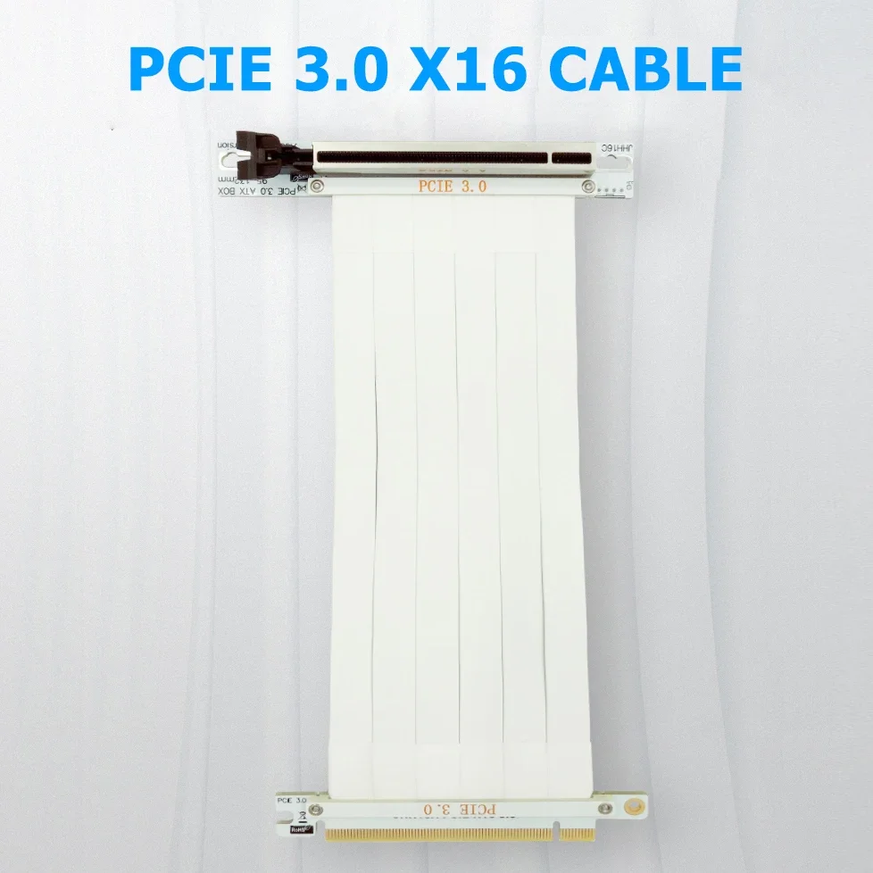 

Full Speed PCIE3.0 X16 To X16 Graphics Card Extension Cable 3080Ti Right-angle Adapter ATX Chassis Vertical Converter Expansion