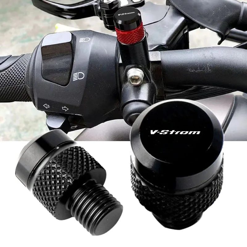 Motorcycle M10 aluminum mirror hole plug screw bolt For SUZUKI V-Strom V Strom DL650 DL 650 Vstrom XT 2011-2023 Accessories