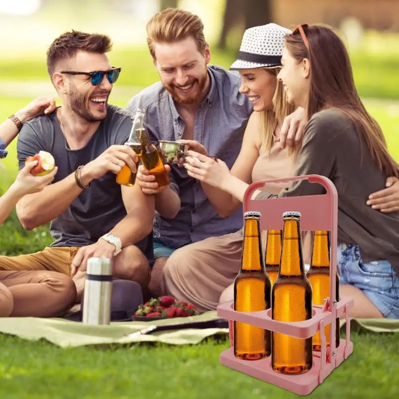 Milk Bottle Beer Rack Holder Beer Basket Wine Rack Holder Portable Beer Beverage Display Basket For Sports Fitness Cycling Gym