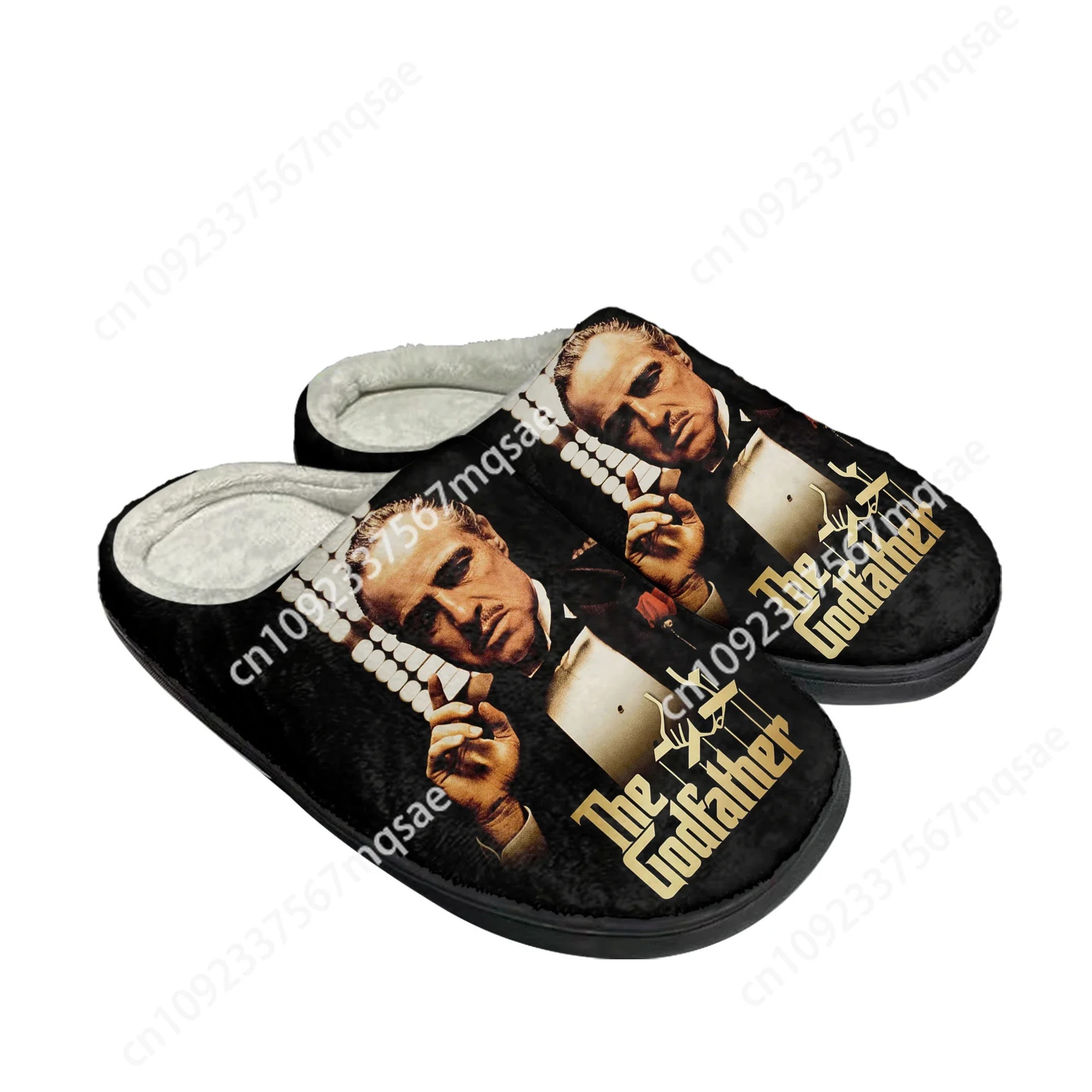 The Godfather Trilogy Home Cotton Custom Slippers Mens Womens Sandals Plush Casual Keep Warm Shoes Thermal Indoor Slipper Shoe