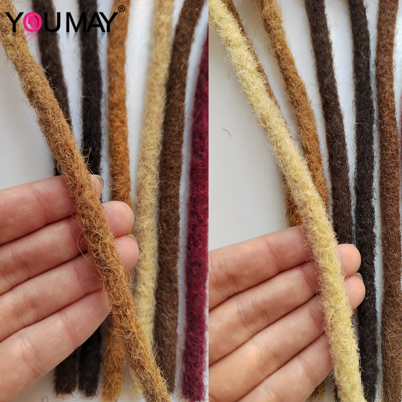 Human Hair Dreadlock Extentions Afro Kinky Bulk Human Hair Dread Loc Color Deadlocks Braids Hair For Black Women Youmay Virgin