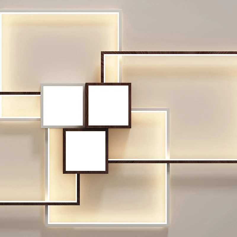 Decorazione domestica nordica salone arredamento camera da letto lampada a led intelligente luci per stanza dimmerabile Plafoniera lamparas illuminazione interna