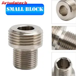 Artudatech Small Block Oil Filter Insert Adapter SBF 5.0 302 351 F1AZ-6890-B for Ford