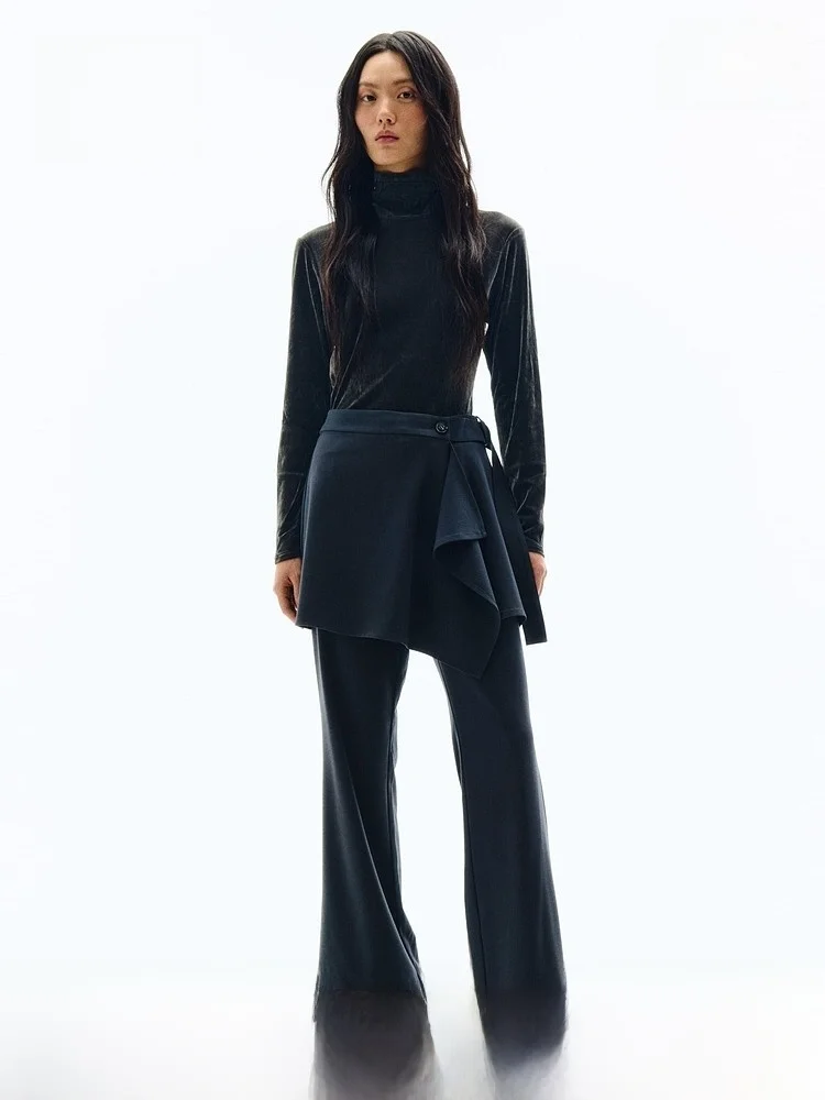 

Ele Fce Lined Me Long Sve Slim Fit Women's T-irt Inner Wear Thermal Top by H&M Commute Daily Use Nylon Fabric