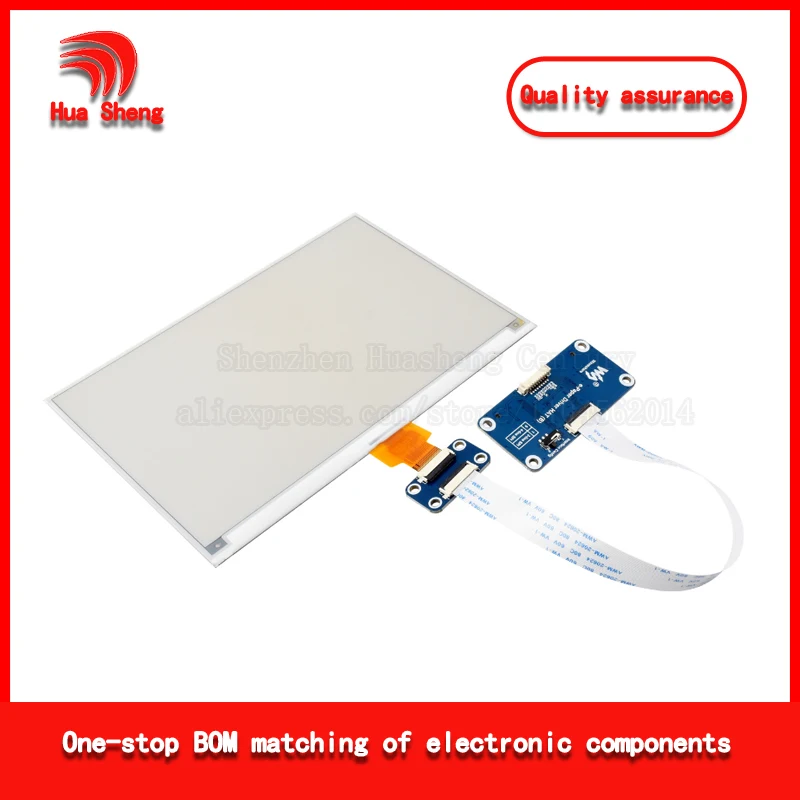 7.5 Inch E-Paper Red Yellow Black White Electronic Ink Screen Module Version 800 × 480 Pixels Spi
