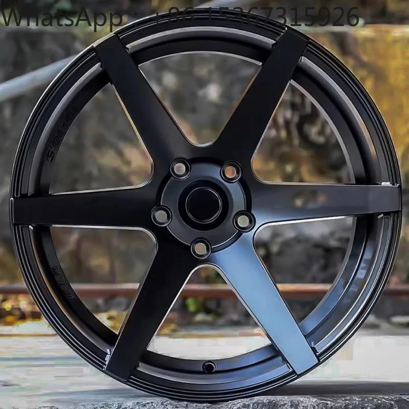 18-20InchMatte Black Ultra Light T6061-T6 Aluminum Five Spoke Forged Wheel Rims 5x100 5x112 5x114.3 5x120 SUV Aftermarket Wheels