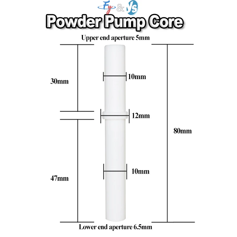 Powder Core, KCI Powder Pump Core,Venturi,Electrostatic Spray Gun,Powder Coating Machine Powder Spraying Accessories