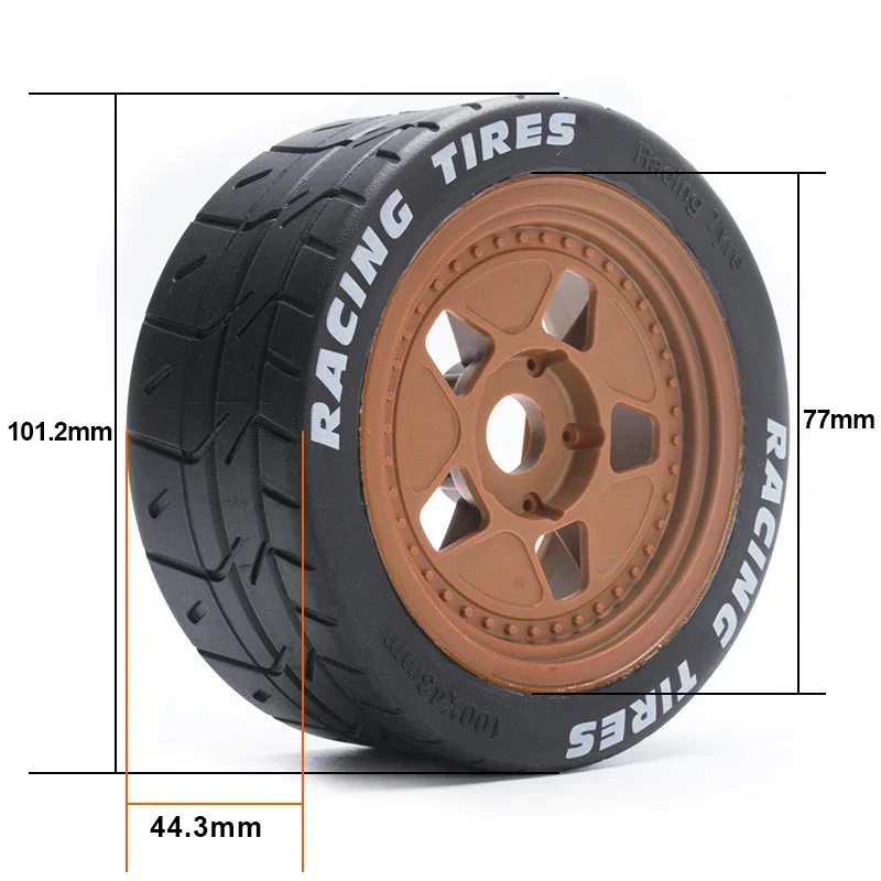 2pcs 4pcs Tires ARRMA for 1/7 INFRACTION FELONY Tire RC Simulation Model Accessories Run-flat Tires LT18090