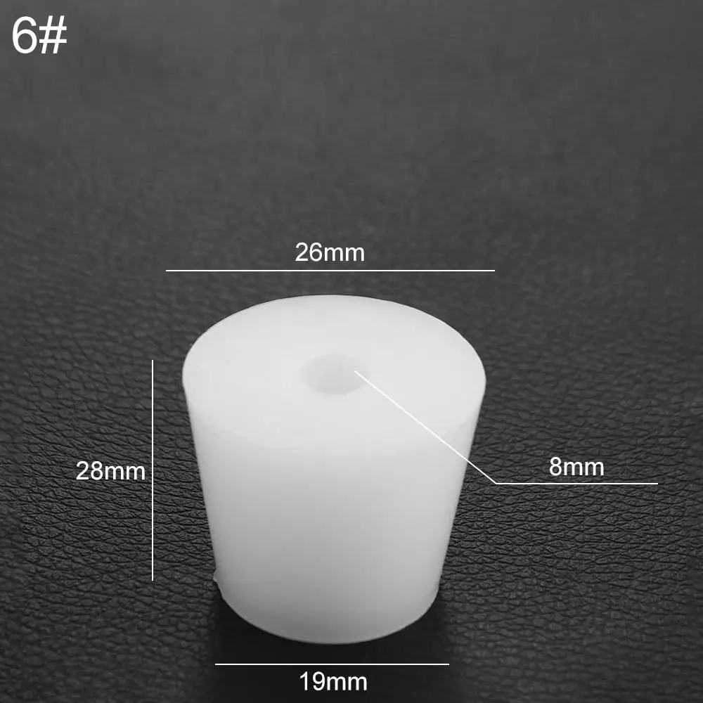High-Temperature Resistant Conical Water Pipe Silicone Silicone Plug Fermenter Cover Test Tube Bottle Stopper