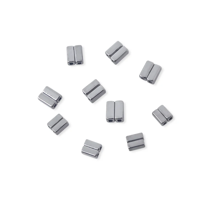 10pcs/bag Dental Orthodontic Crimpable Hook Double Cross Tubes Mini Stops Long Short Type Dental Lingual Buttons on Archwires