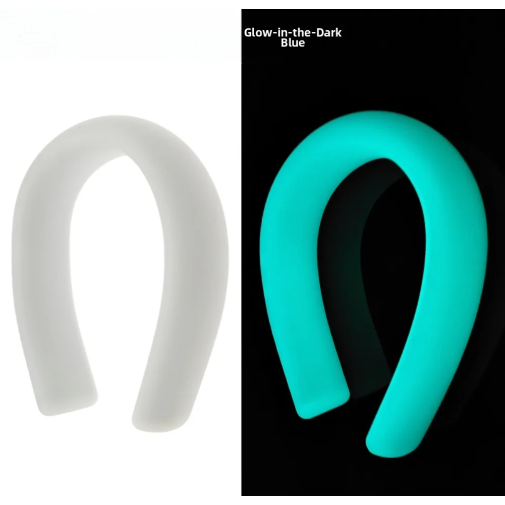 Luminous Diving Weight Silicone Dive Neck Ring Glow Diving Neck Weight Dark Environment Visibility Bendable Silicone Exterior - view 3