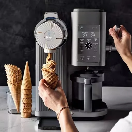 701 Fruit Ice Cream Machine Home Homemade Sweet Cone Sand Ice Yogurt Multi-Functional