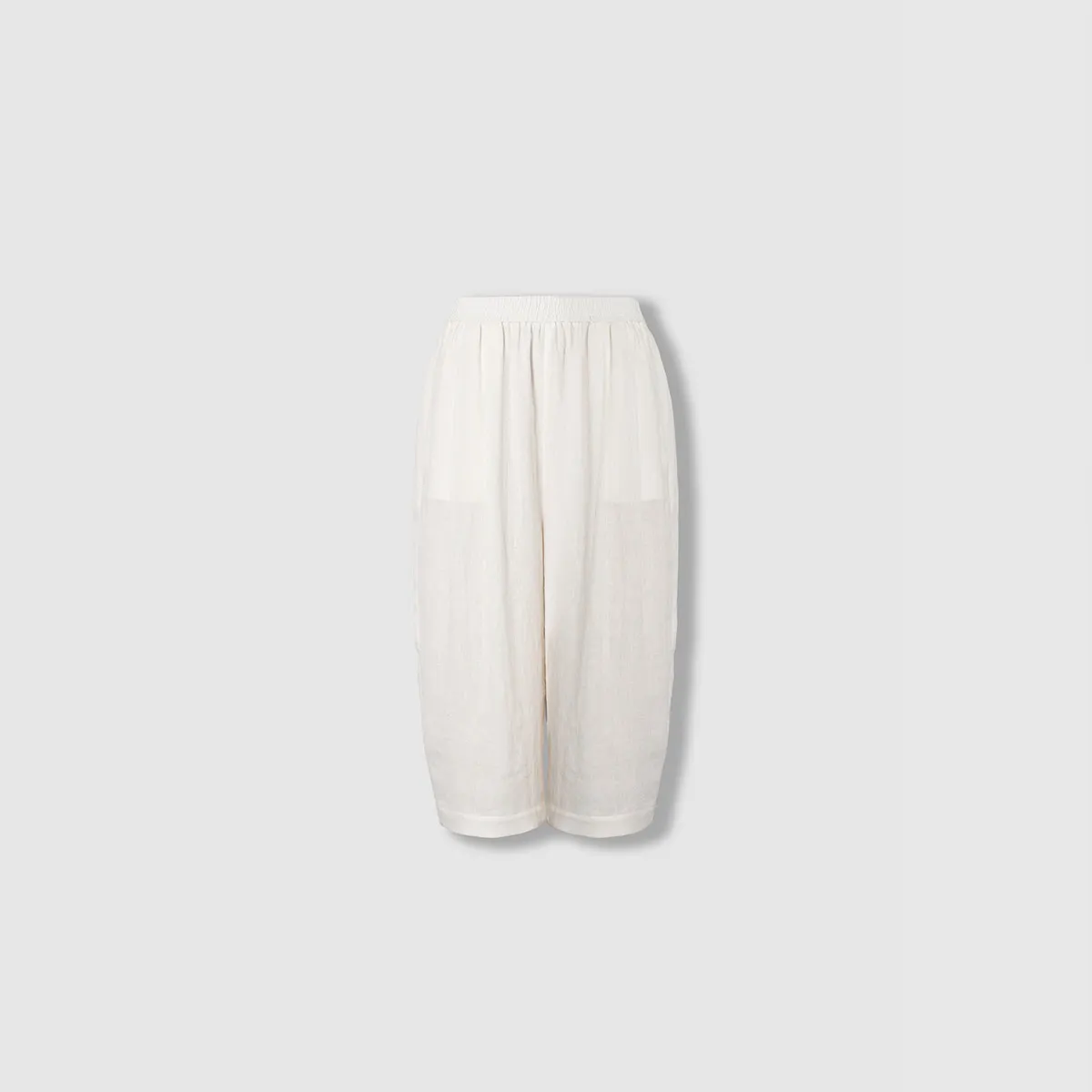 

plus Size Women's Comfortable Slimming 7/8 Length Pants Korean Style High Waist Linen Spring Summer Fashion plus Size Clothes