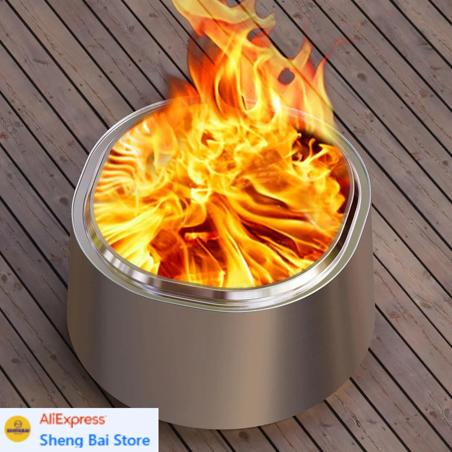 

Бестселлер: 21-дюймовый уличный дровяной камин из нержавеющей стали 304, с подставкой и съемным зольником, для кемпинга, Chisel Stee