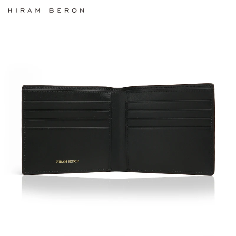 Hiram Beron Custom Name Men Bifold Wallet EPI Leather Dress Style Luxury Products Gift for Friend Dropship