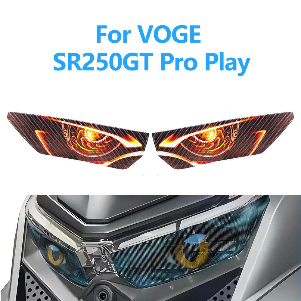 

Наклейка на фару, водонепроницаемые наклейки для Voge SR250GT SR250 GT Pro Play, аксессуары для мотоциклов, наклейки для мотоциклов