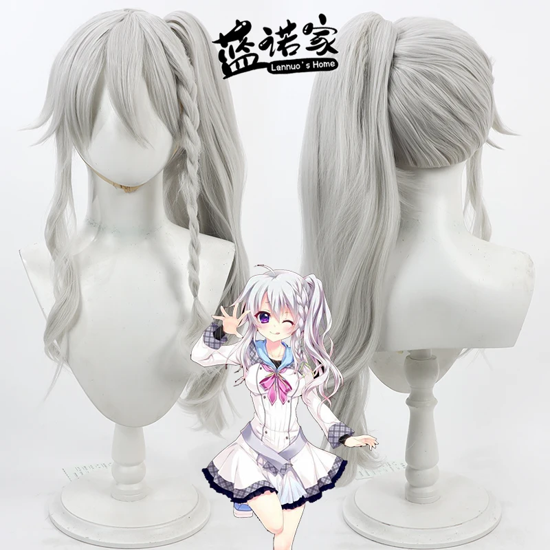 

Аниме 9-девять Nimi Sora Cos, парик для косплея, Хэллоуин, карнавал, вечерние реквизит, синтетические волосы, термостойкое волокно + шапочка для парика