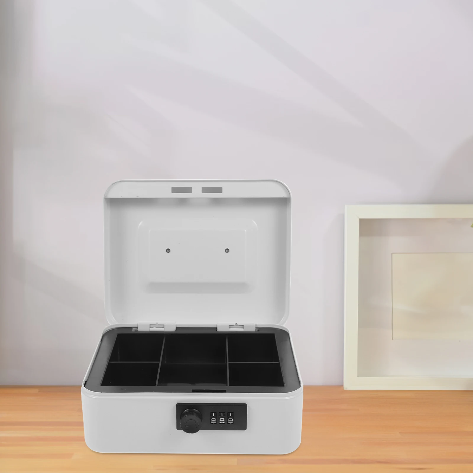 صندوق منظم لتخزين الأموال للمنزل والمكتب هدية عيد ميلاد منظم صندوق إيداع آمن