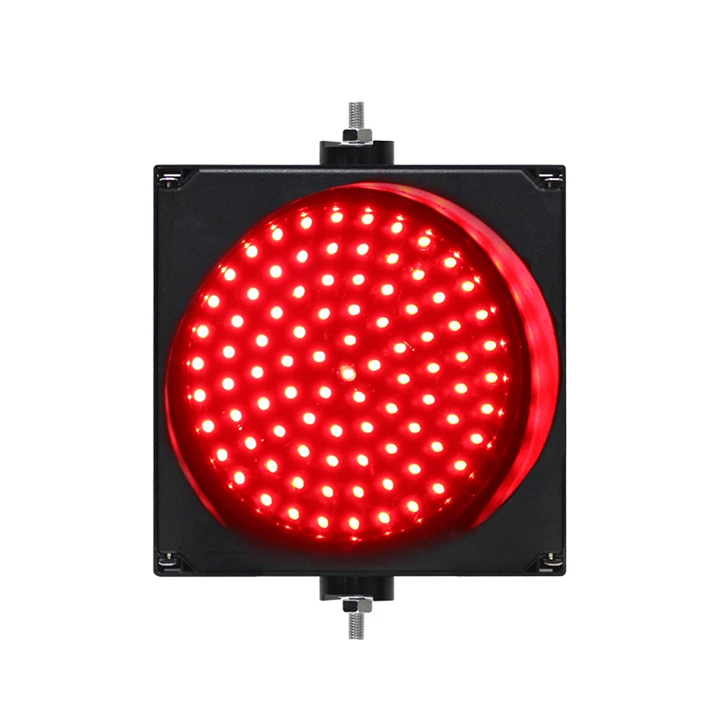 Factory Direct Price Single Red 200mm Diameter PC Housing LED Traffic Signal Light