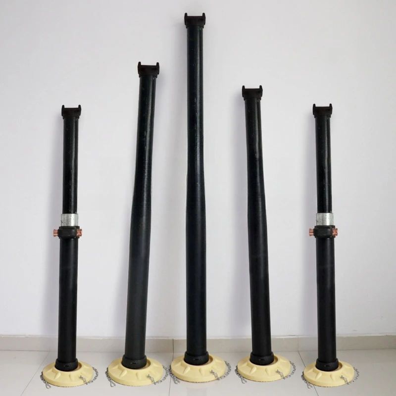 Single hydraulic pillar, FRP single hydraulic pillar, temporary single pillar
