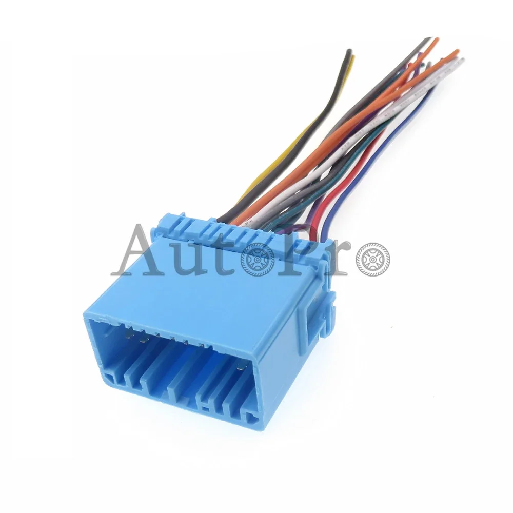 1 Set 20 Hole AC Assembly Auto Universal Male ISO Connector Car Radio Wire Antenna Wiring Harness Adapters for Honda FIT Buick