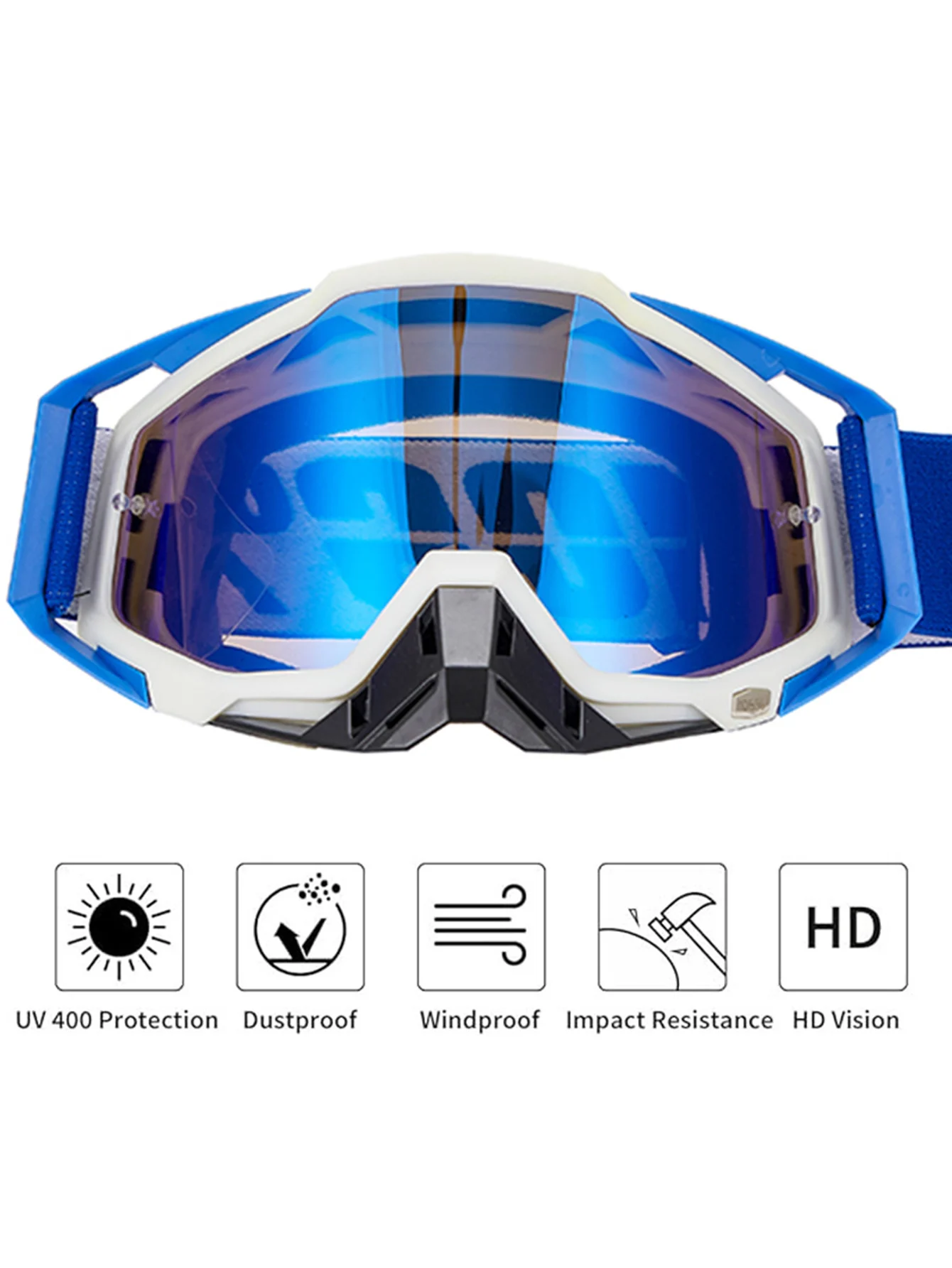 Hochleistungsfähiger Motorradhelm; Offroad-Motorrad-Sonnenbrille; Geländetaugliche Herren-Motorradbrille; ATV-winddicht; b