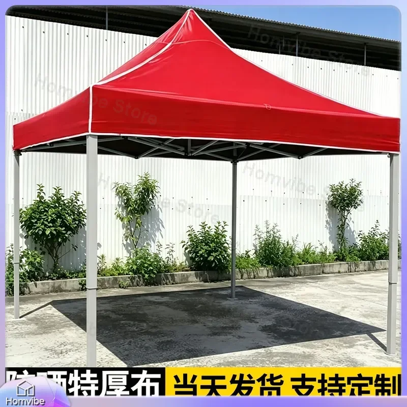 Outdoor Retractable Folding Parasol Awning 4 Leg Umbrella Tent Canopy Shade Shelter for Patio Garden Parking Stall