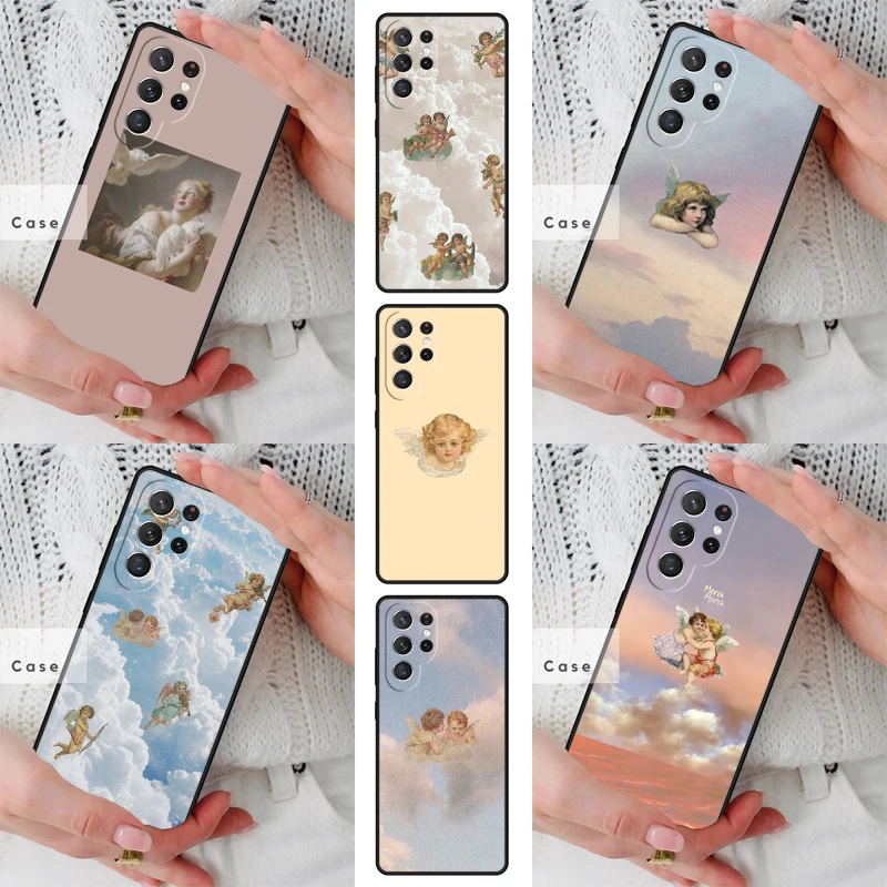 fashion aesthetic cute art angle popular Phone Case for Samsung Galaxy S26 S25 S24 S23 S22 S21 S20 Note10 Plus FE Ultra Cover