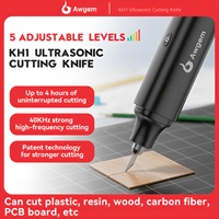 Awgem 40KHz Handheld Ultrasonic Cutter Ultrasonic cutting knife DIY Electric Carving Tool for Plastic/Resin/3D Printing/Textile