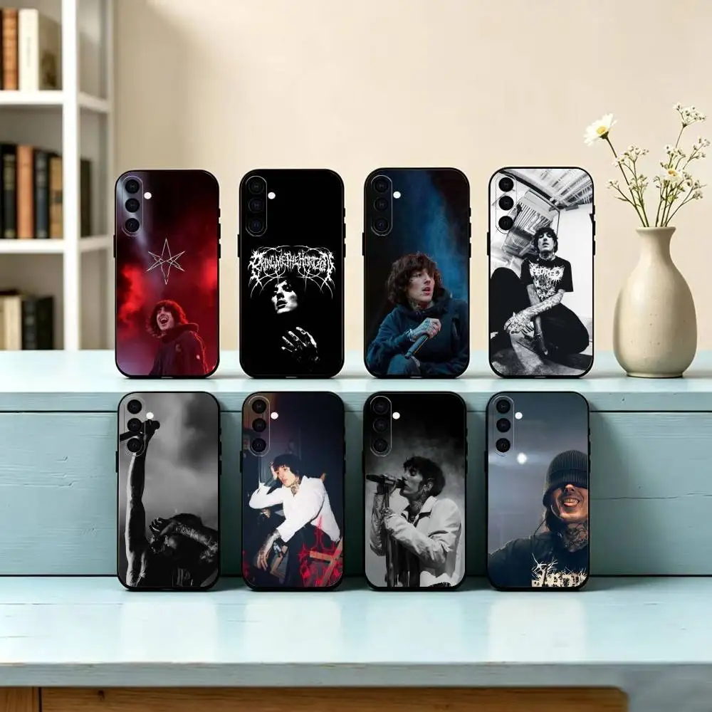 O-Oliver Sykes BMTH Phone Case For Samsung Galaxy A73,A72,A71,A70,A53,A52,A51,Others Soft Black Cover