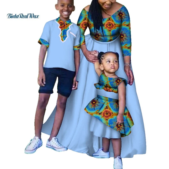 Fille de famille de vetements africains Robe de famille de tradition africaine Vetements africains Aliexpress