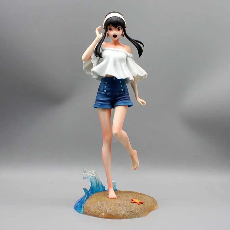 Figurka akcji Spy×Family Yor Forger z motywem letniego festiwalu, 2026.20 cm, figurka anime GK - kolekcjonerska dekoracja na biurko i zabawka na prezent