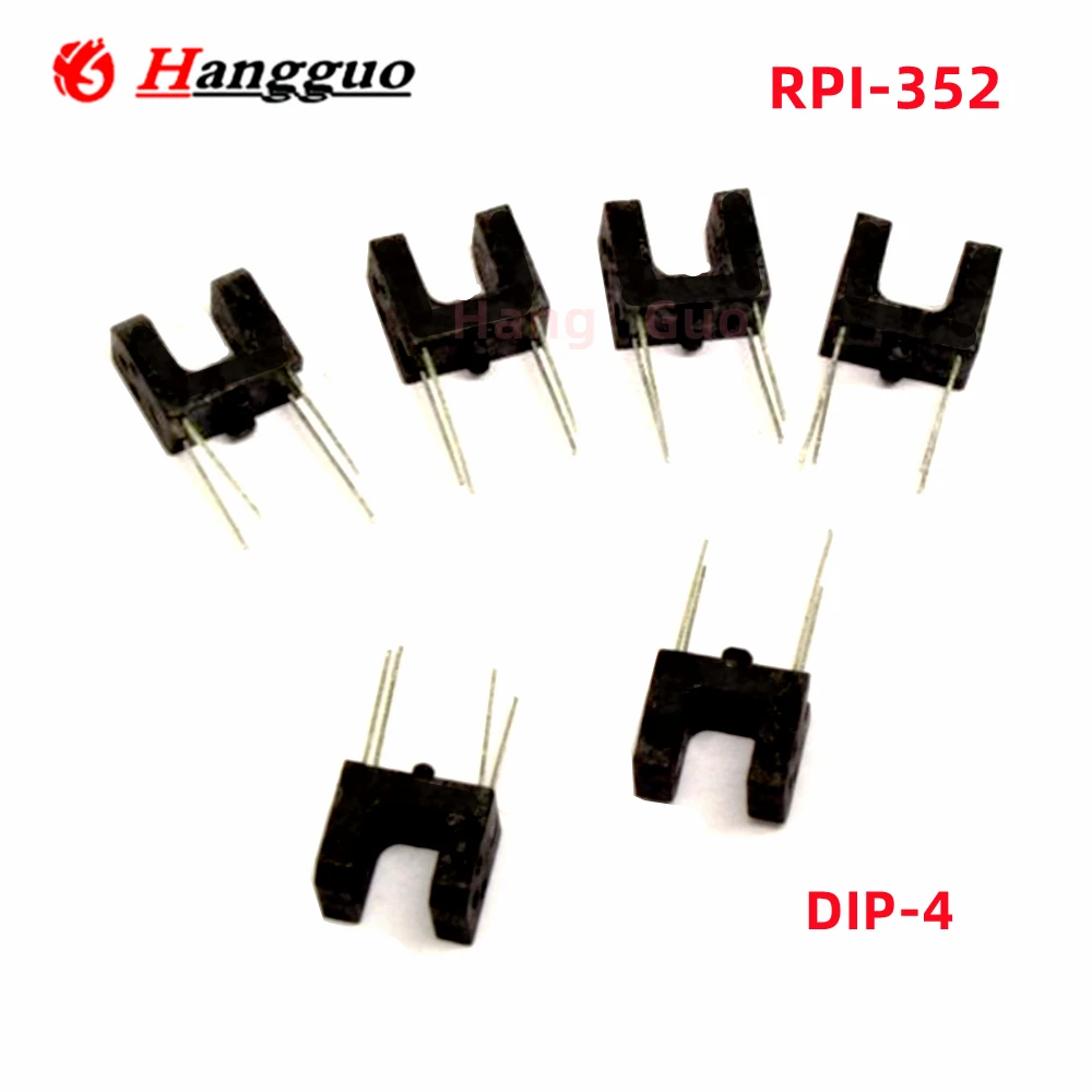 

20PCS/Lot RPI-352 slot type photoelectric switch DIP4 slot distance 3MM ultra-small optocoupler RPI352