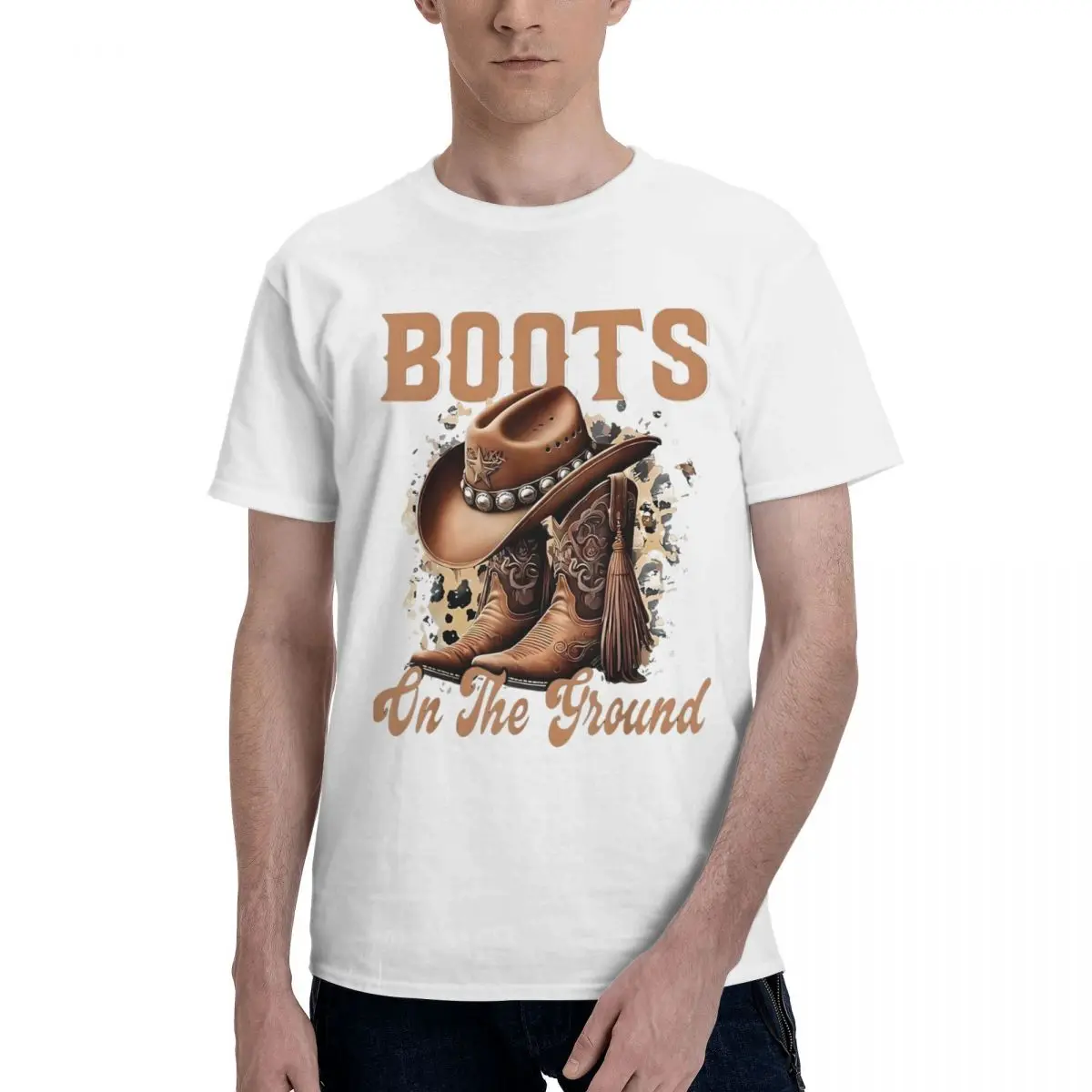 Cowboy Boots & Hat Move Top tee Home Champion Graphic Vintage High quality Eur Size