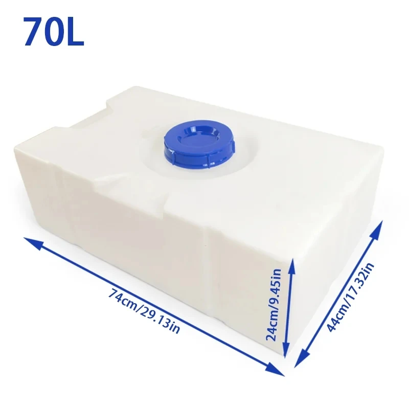 60L/70L/80L/100L RV Professional Fresh Water Holding Tank  Water Tank Transformation Horizontal Car Water Tank Plastic Bucket