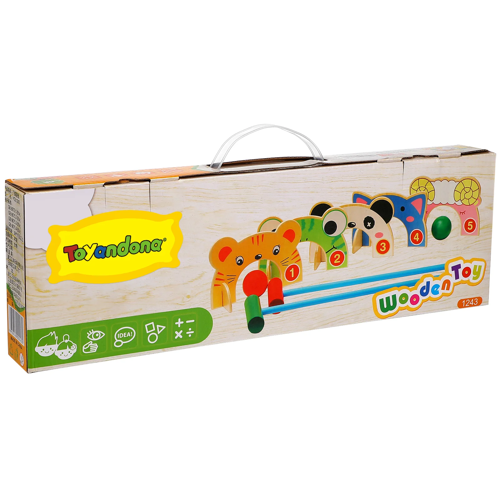 Kinderspeelgoed Croquet Gateball Set Dierenbeeldverhaal Gazonspellen Interactieve baby