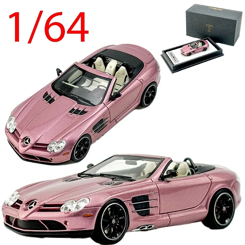 

TMaster литой под давлением масштаб 1/64 Mercedes Benz SLR модель автомобиля из смолы Benz SLR трансформируемые игровые автомобили статические коллекционные украшения